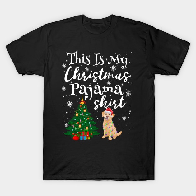 This is my Christmas Pajama Shirt Labrador Lover Dog T-Shirt by Phuc Son R&T